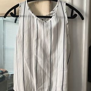 Nautical striped tank